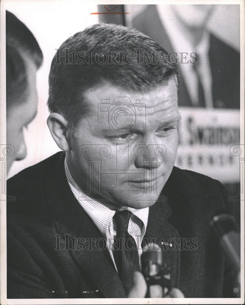 1962 Press Photo John B. Swainson Governor Michigan - Historic Images