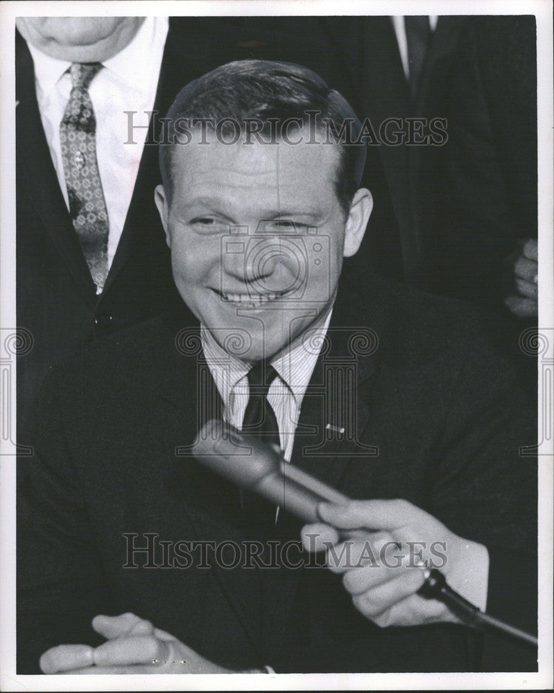 1962 Press Photo John B. Swainson Governor Michigan - Historic Images