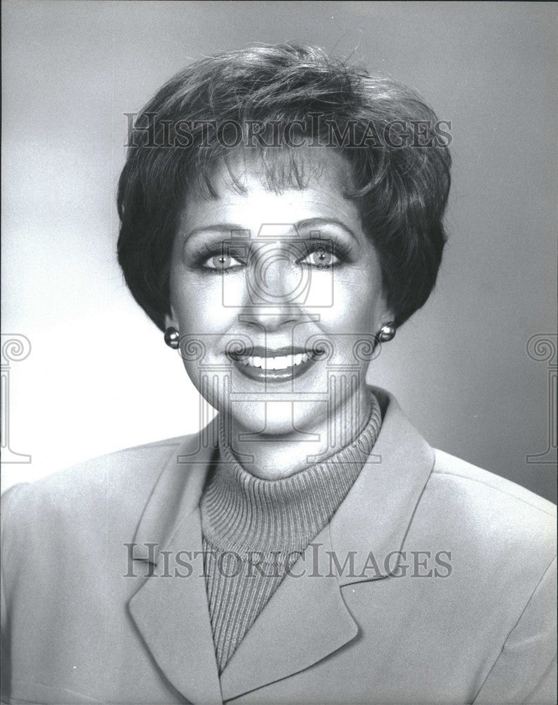 Press Photo Robbie Timmons News Anchor WXYZ-TV - Historic Images