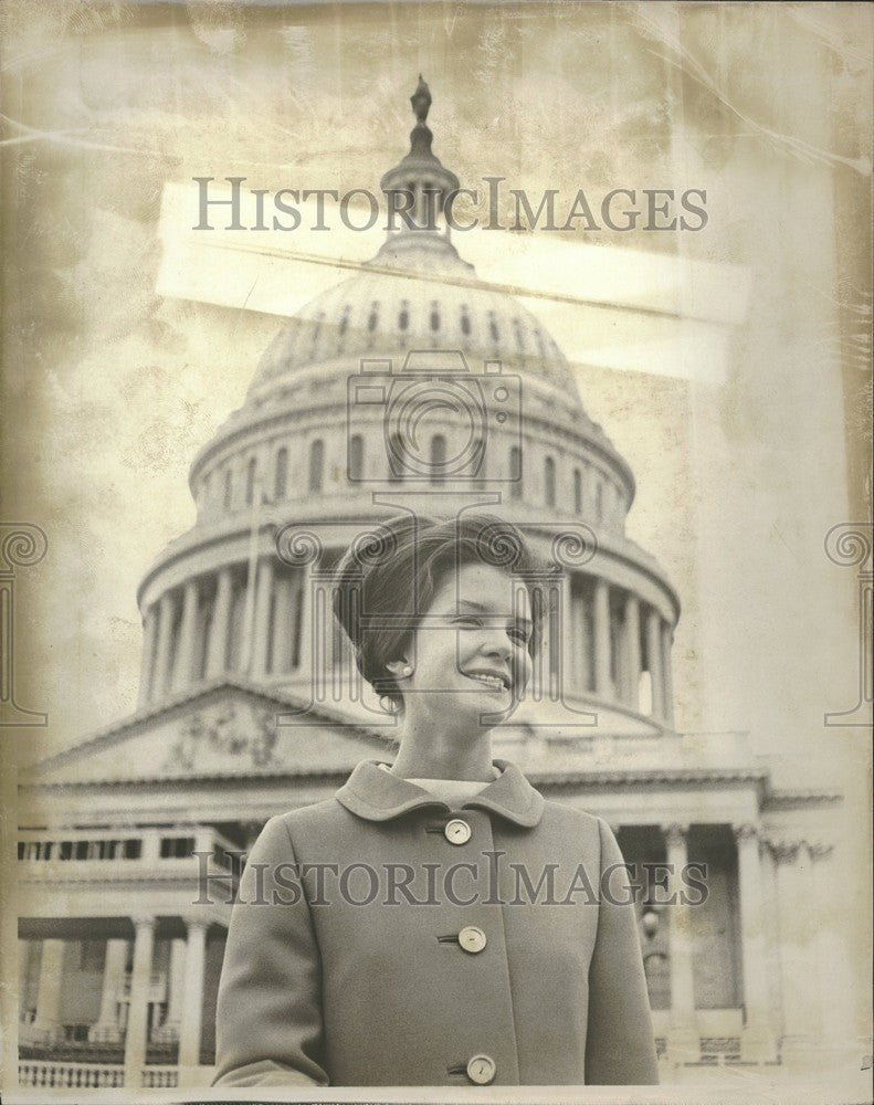 1969 Press Photo Mrs. Strom Thurmond Nancy Moore - Historic Images