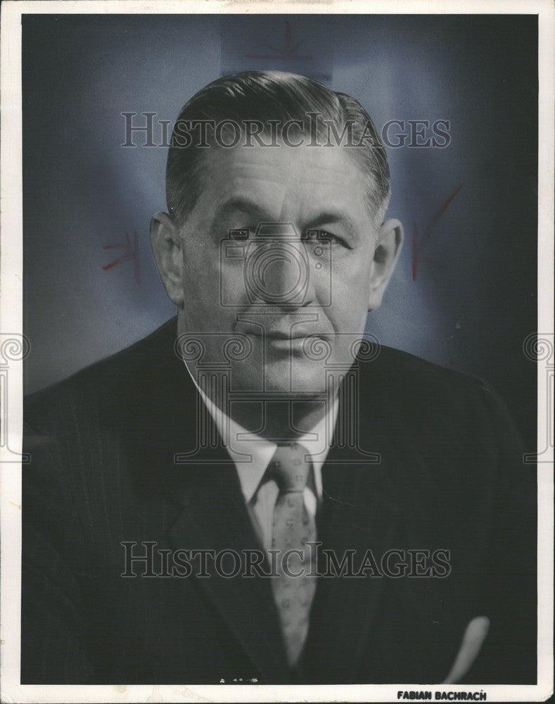 1969 Press Photo C.C. Tillinghast TWA Chairman - Historic Images
