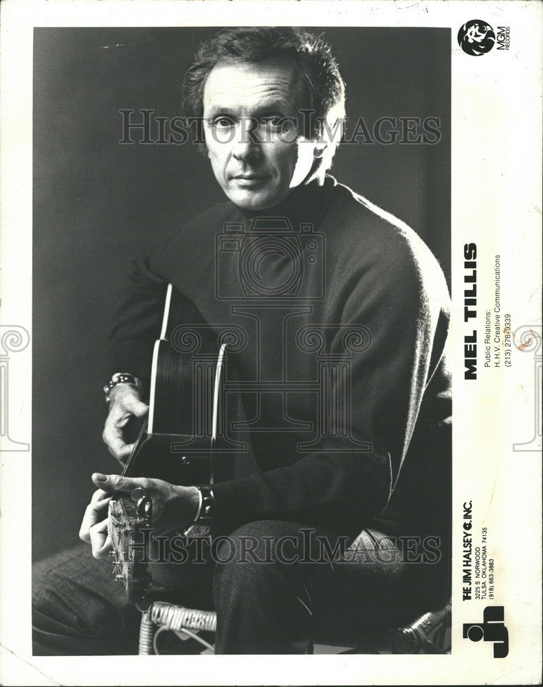 1985 Press Photo Mel Tillis Singer - Historic Images