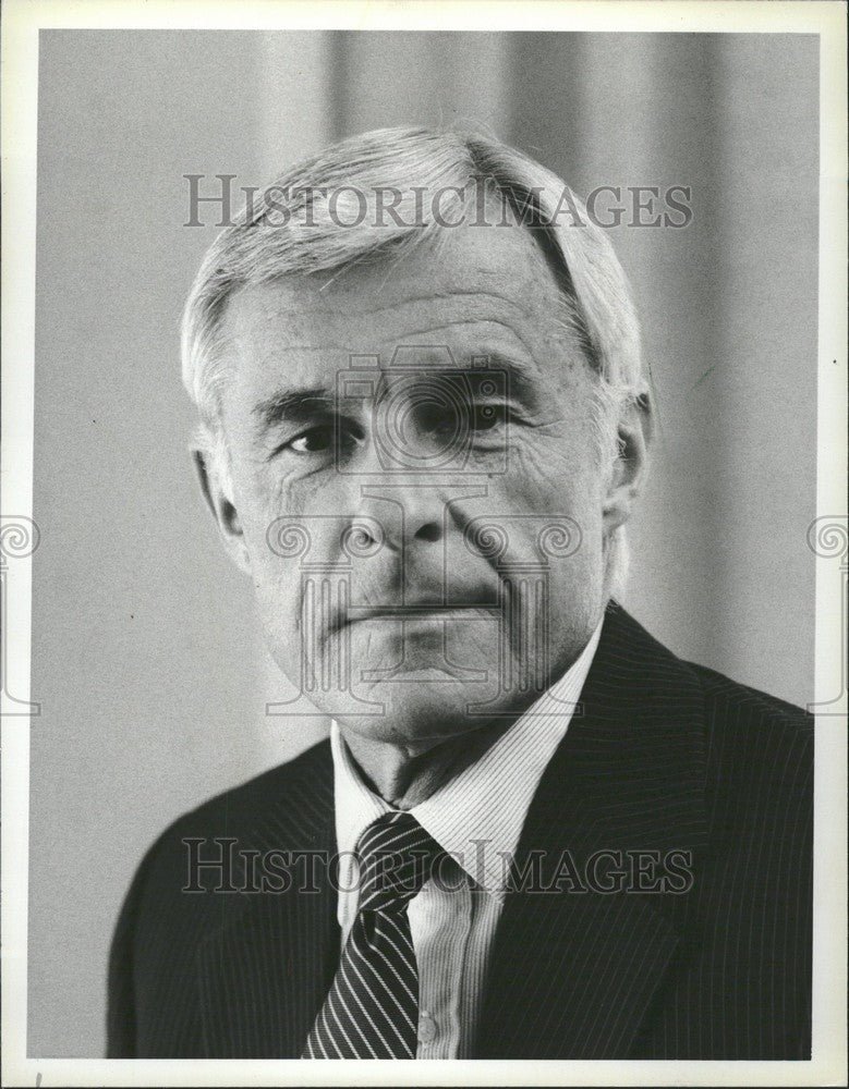 1991 Press Photo Grant Tinker Former Chairman CEO NBC - Historic Images