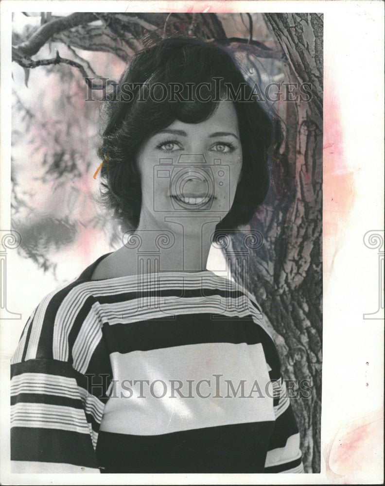 1976 Press Photo ROBBIE TIMMONS ANCHOR - Historic Images