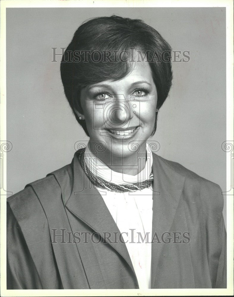 1991 Press Photo Robbie Timmons Anchor WXYZ TV - Historic Images