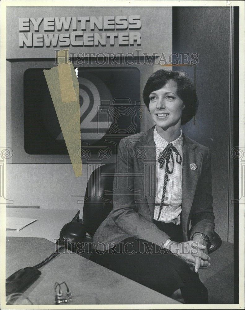 1979 Press Photo Robbie Timmons Channel 7 Reporter - Historic Images