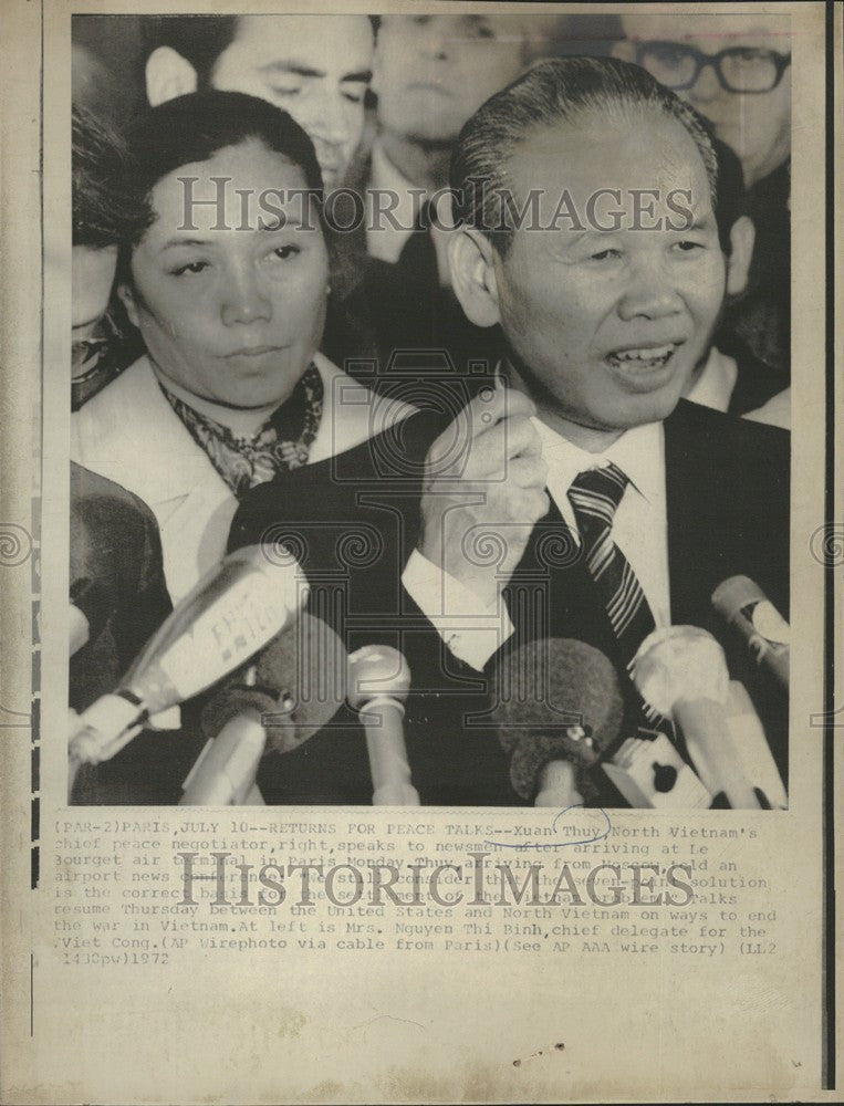 Press Photo Xuan Thuy politician - Historic Images