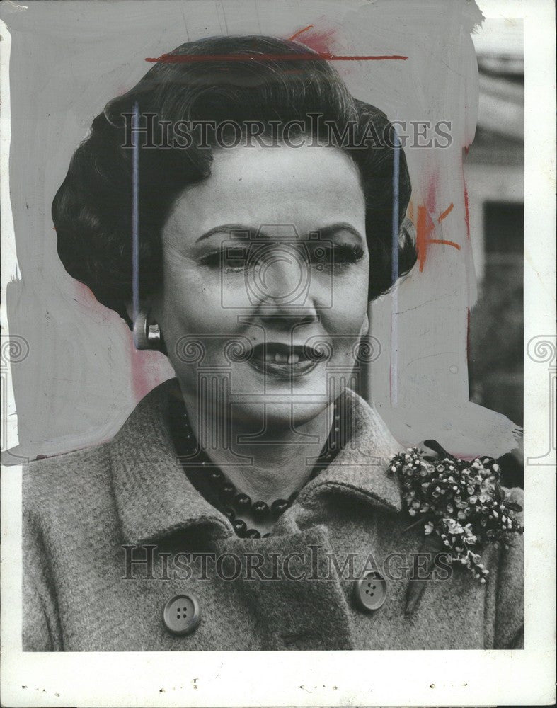 1969 Press Photo Gene Tierney - Historic Images