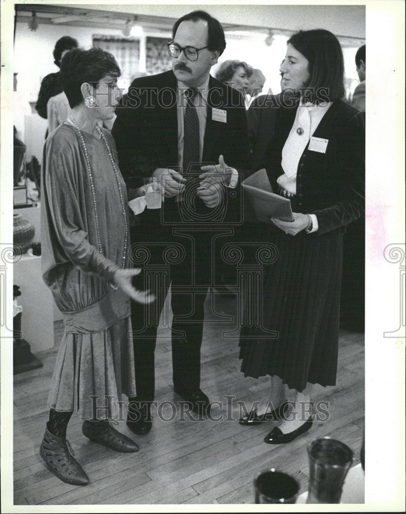 1985 Press Photo BedrosianBridenstine Fridholm - Historic Images