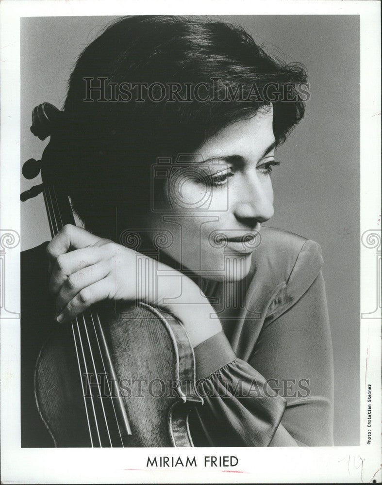 1988 Press Photo Miriam Fried Violinist - Historic Images