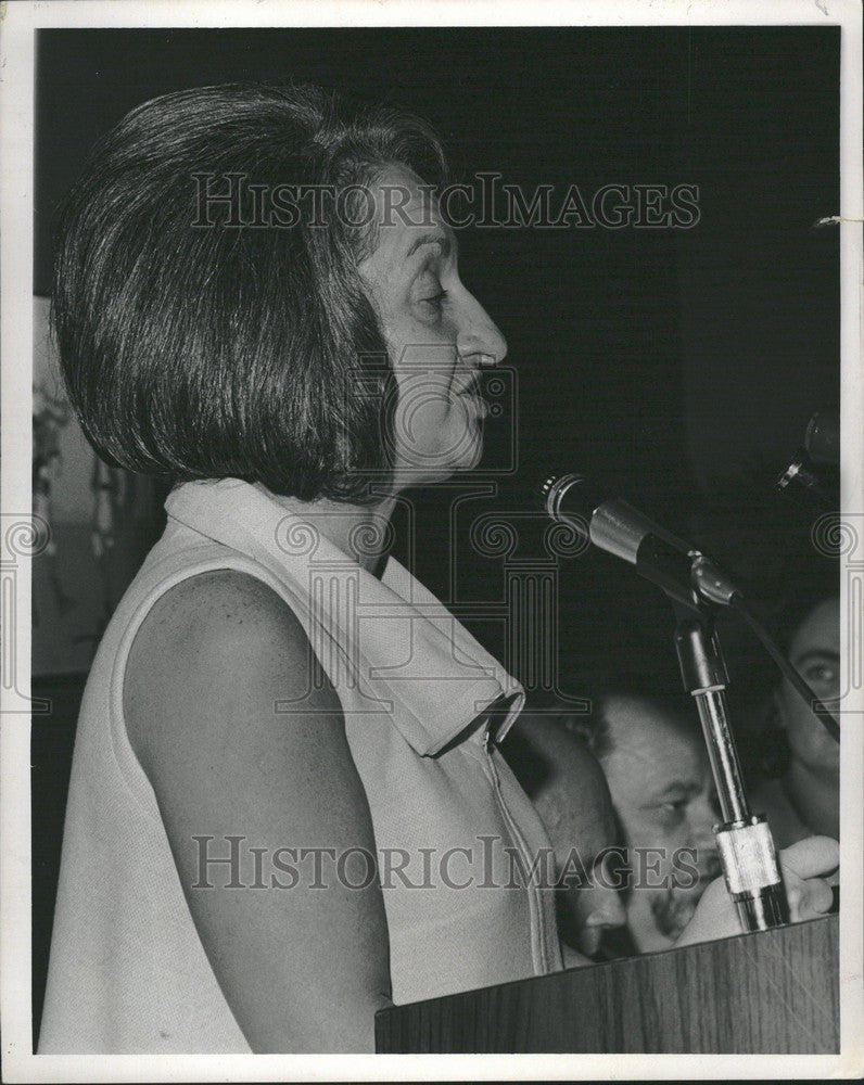 1970 Press Photo Betty Friedan Writer - Historic Images