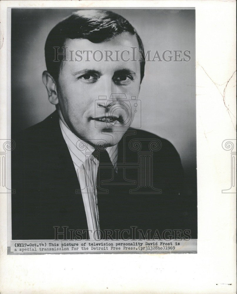 1970 Press Photo David Frost Journalist Media - Historic Images