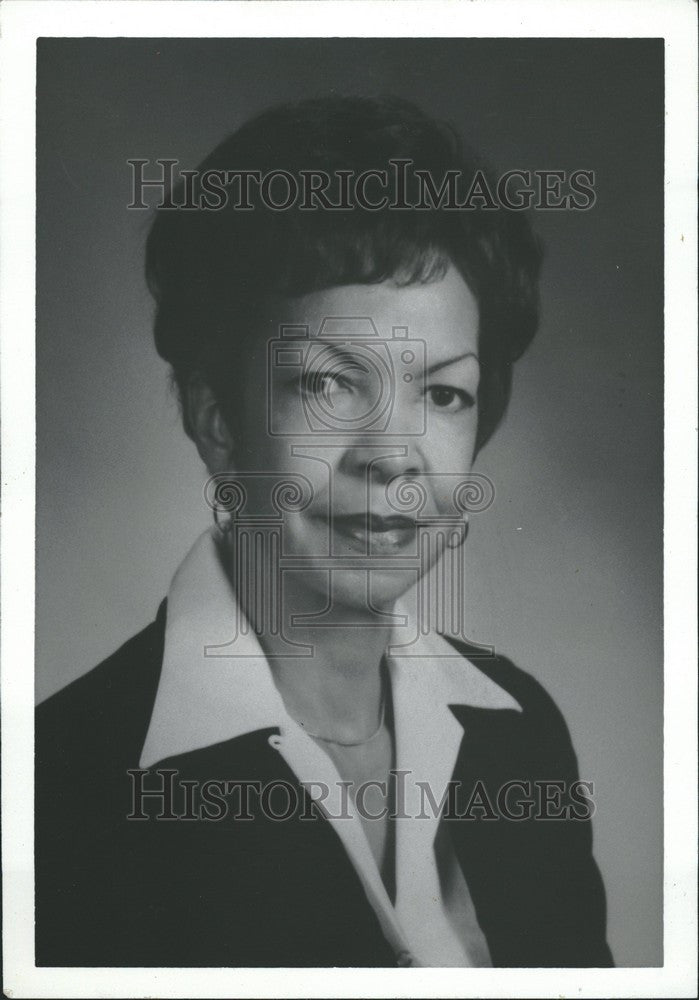 1985 Press Photo Shirley Reid Chapter President WDIV - Historic Images