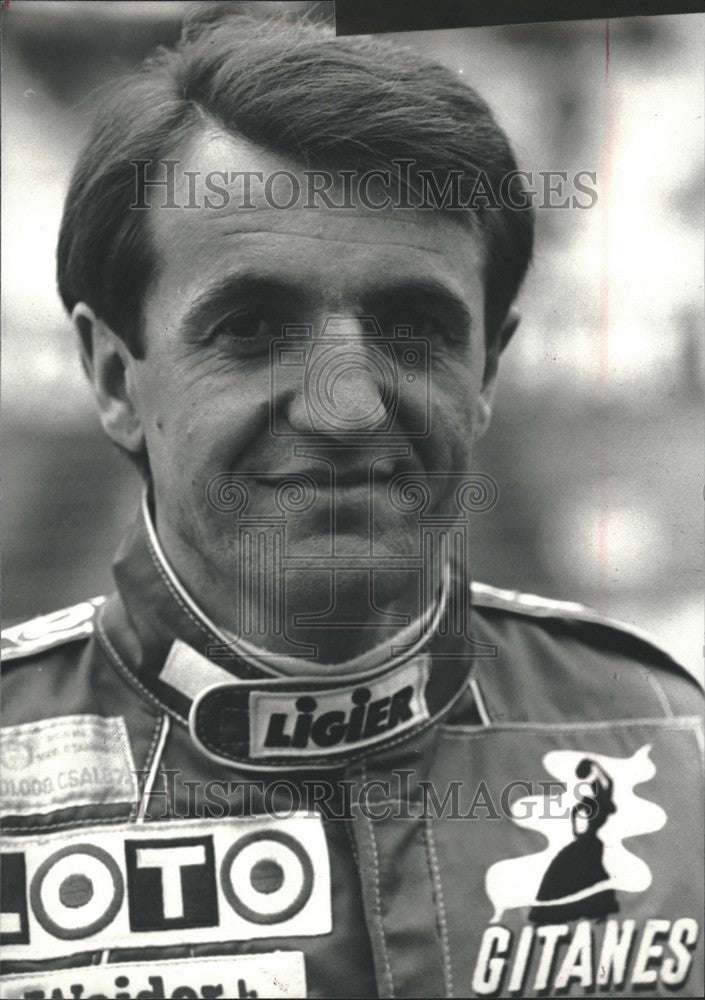 1987 Press Photo Piercarlo Ghinzani racer formulaone - Historic Images