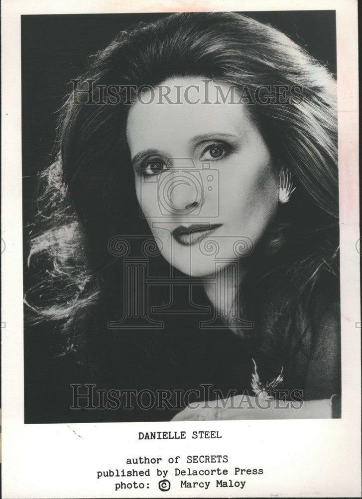 1986 Press Photo Danielle Steel romantic novelist - Historic Images