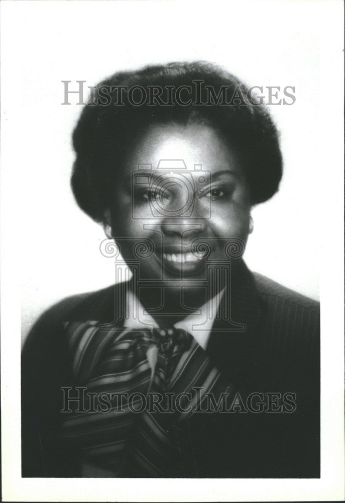 1988 Press Photo Alma Stallworth Detroit Politics - Historic Images