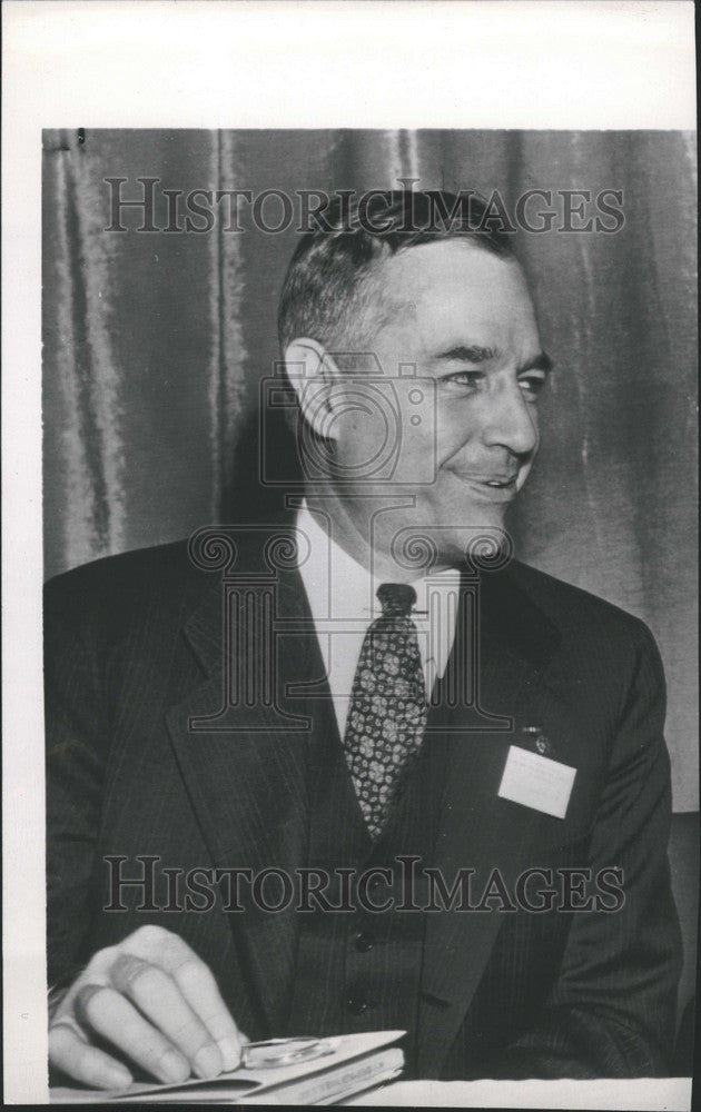 1948 Press Photo Ch. Taft Federal Council of Churches - Historic Images