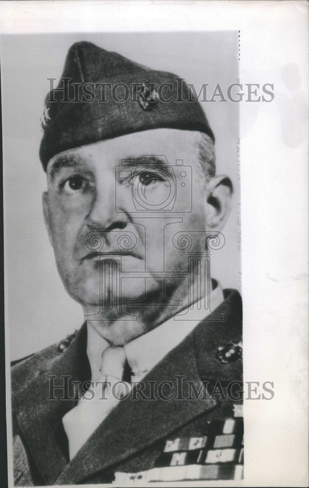 1944 Press Photo Lt.Gen. Alexander A. Vandegrift Marine - Historic Images