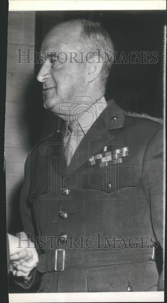 1943 Press Photo Major General Alexander Vandegrift - Historic Images