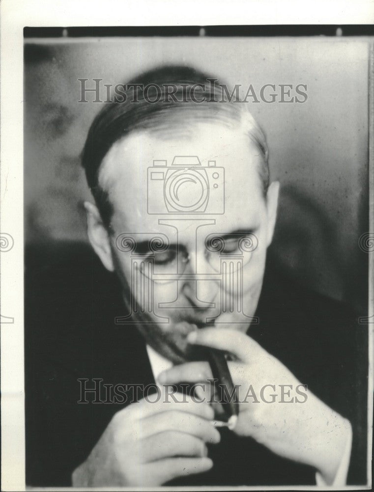 1936 Press Photo Arthur Vandenberg Senator Michigan - Historic Images