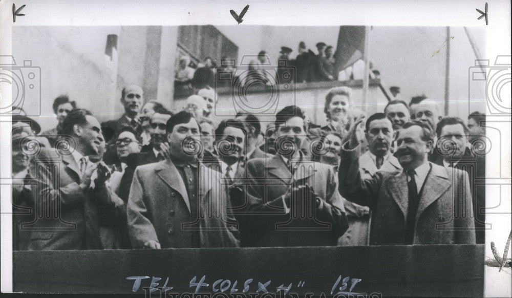 1953 Press Photo Georgi M. Malenkov Politburo - Historic Images