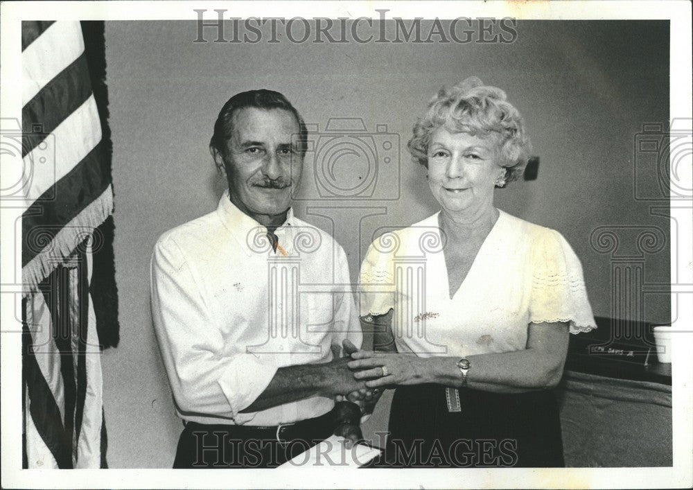 1984 Press Photo Betty Miller Mayor - Historic Images