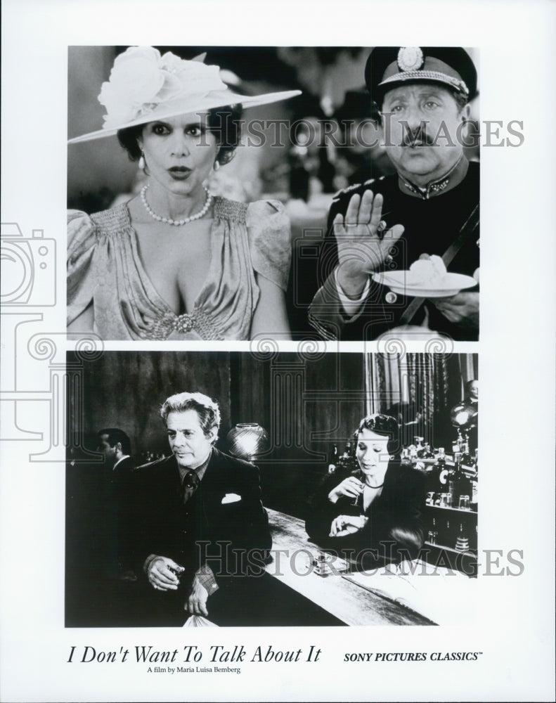 1993 Press Photo Marcello Mastroianni in &quot;I Don&#39;t Want To Talk About It&quot; - Historic Images