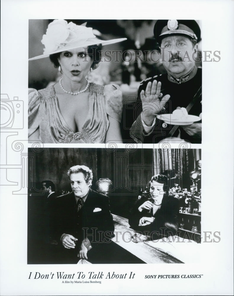 1993 Press Photo Marcello Mastroianni in "I Don't Want To Talk About It" - Historic Images