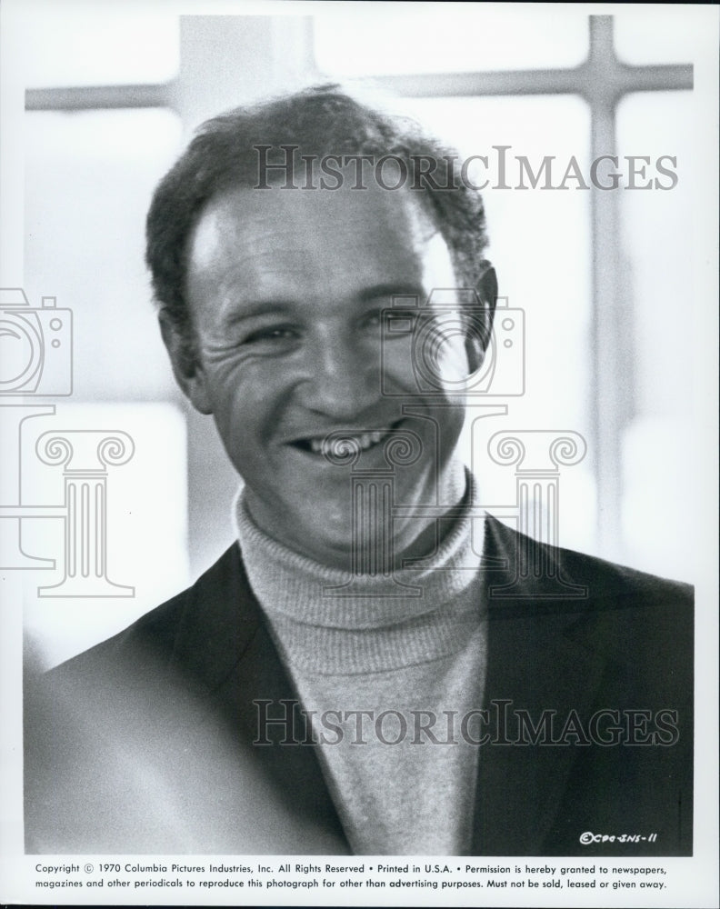 1970 Press Photo actor Gene Hackman - Historic Images