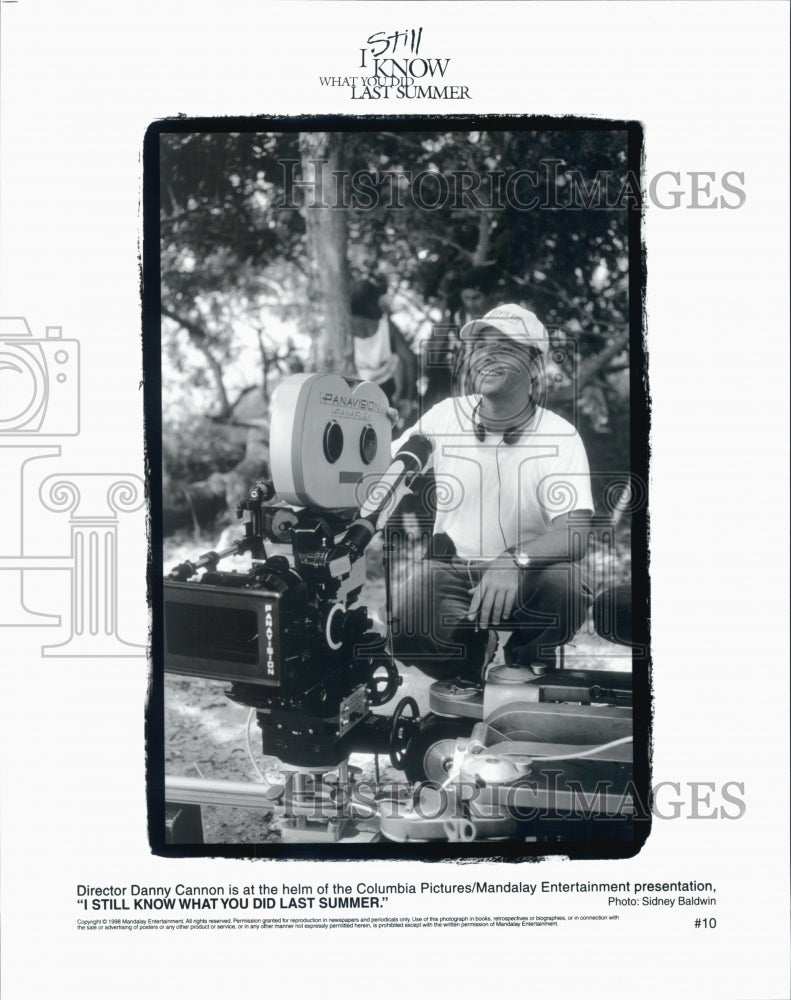 1998 Press Photo director Danny Cannon on "I Still Know What U Did Last Summer" - Historic Images