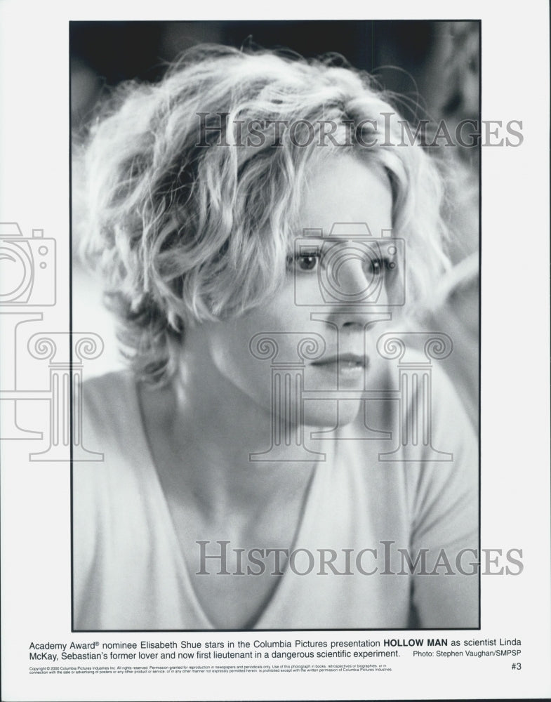 2000 Press Photo Elisabeth Shue in Hollow Man - Historic Images