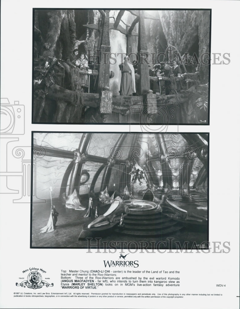 1997 Press Photo Ronny Yu Directs "Warriors of Virtue" Film - Historic Images
