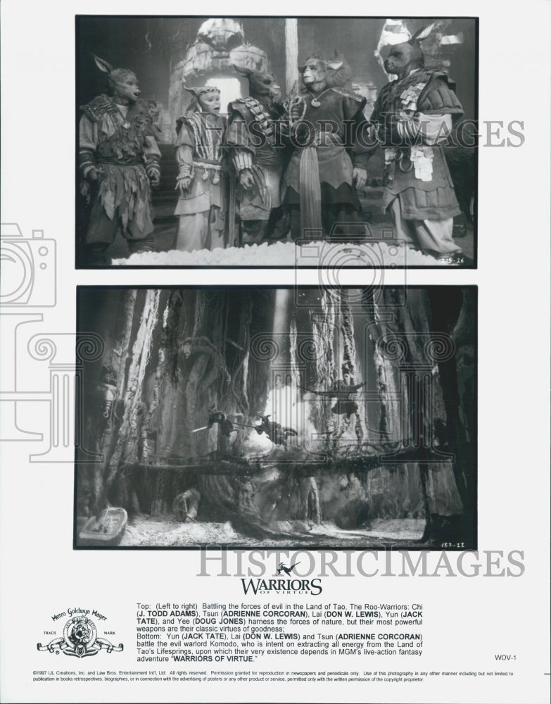 1997 Press Photo Ronny Yu Directs &quot;Warriors of Virtue&quot; Film - Historic Images