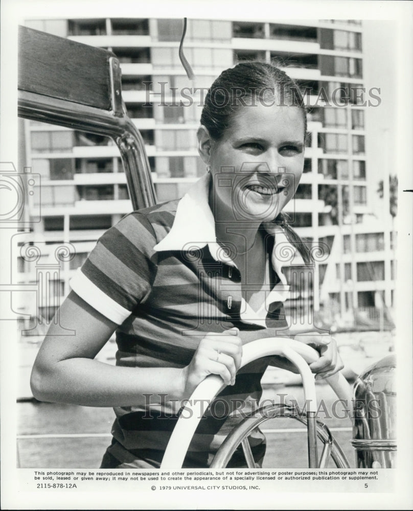 1979 Press Photo Actress Sarah Holcomb in &quot;Walk Proud&quot; Film - Historic Images