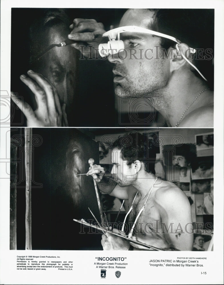 1998 Press Photo "Incognito" film with Jason Patric. - Historic Images