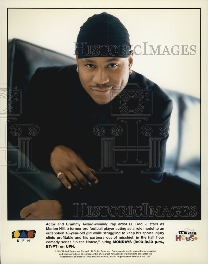 Ll Cool J Tv Show In The House 1997 Rapper LL Cool J in "In the House" UPN TV Series - Historic Images