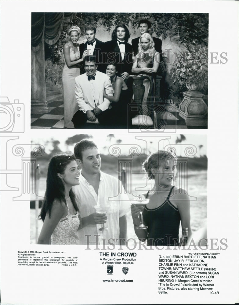2000 Press Photo cast of the film, The In Crowd - Historic Images