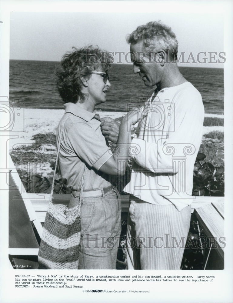 1983 Joanne Woodward and Paul Newman in &quot;Harry &amp; Son&quot;-Historic Images