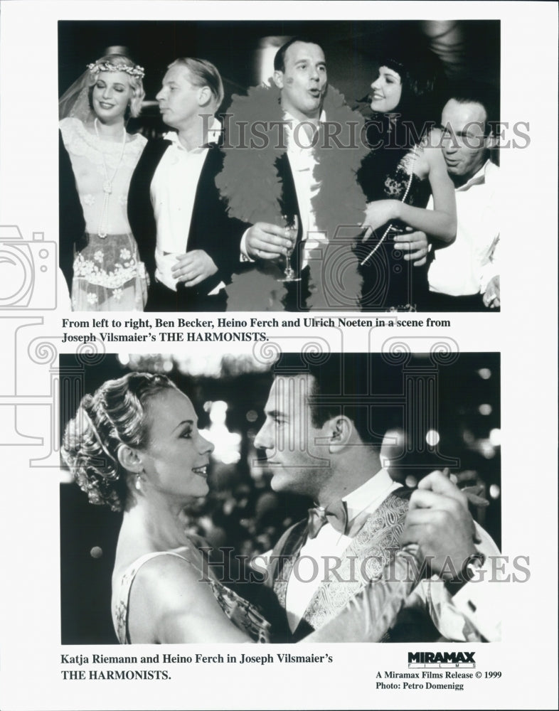 1999 Press Photo Katja Riemann & Heino Ferch in "The Harmonists" - Historic Images