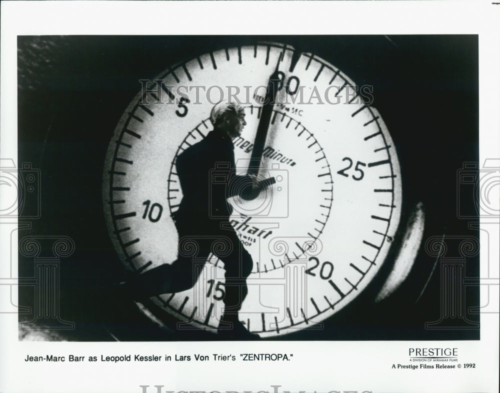 1992 Press Photo Jean-Marc Barr in "Zentropia" - Historic Images