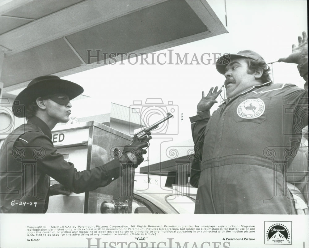 1981 Press Photo Keith Knight stars in &quot;Gas&quot; - DFPG04677 - Historic Images