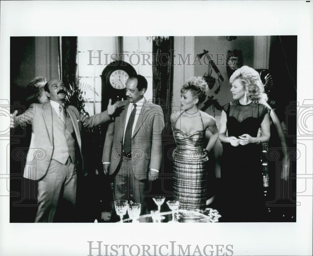 1987 Press Photo Avalos, Hemsley, Brooks and Benson in &quot;Ghost Fever&quot; - Historic Images