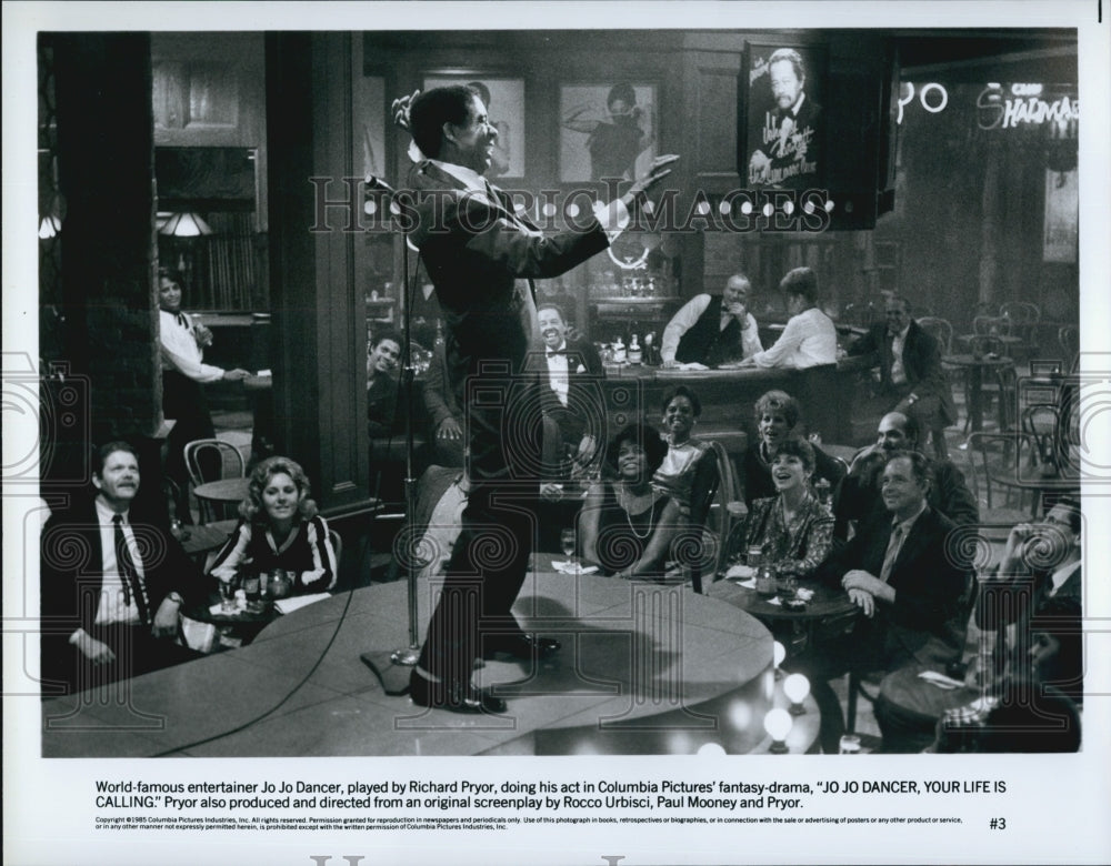 1985 Press Photo Richard Prior in "Jo Jo Dancer, Your Life is Calling" - Historic Images
