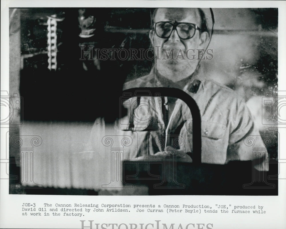 1970 Press Photo Peter Boyle in "Joe" - Historic Images