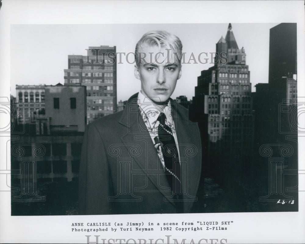 1982 Press Photo &quot;Liquid Sky&quot; Anne Carlisle - DFPG05457 - Historic Images