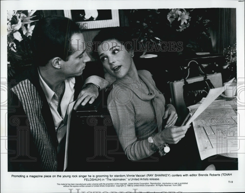 1980 Press Photo  "The Idolmaker" Tovah  Feldshuh& Ray Sharkey - Historic Images