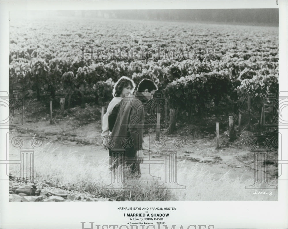 1983 Press Photo Nathalie Baye and Francis Huster in "I Married a Shadow" - Historic Images