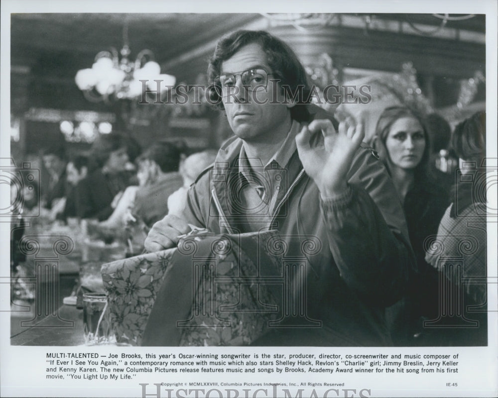 1978 Press Photo Joe Brooks in &quot;If Ever I See You Again&quot; - Historic Images