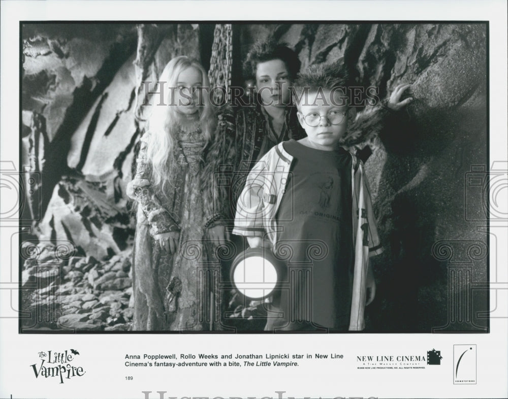 2000 Press Photo Anna Popplewell, Rollo Weeks & Jonathan Lipnicki - Historic Images