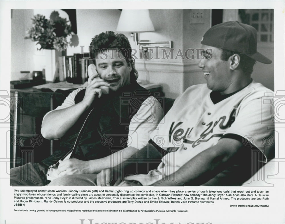 1995 Press Photo  "The Jerky Boys" Kamal & Johnny Brennan & Peter Appel - Historic Images